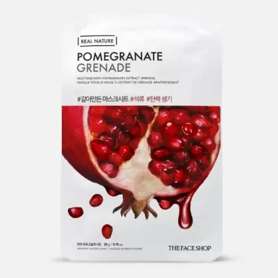 REAL NATURE.POMEGRANATE FACE MASK