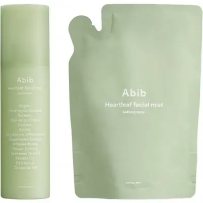 Abib Heartleaf facial mist Calming spray 300ML (150ML+150ML refill pouch) | 8809738597026 | Wholesale Products | YESBEE
