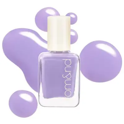 [ROM&ND] MOOD PEBBLE NAIL W06 LILAC SOAP