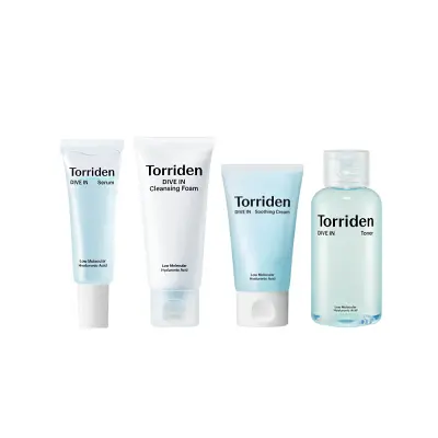 Torriden DIVE-IN Trial Kit (Cleansing foam 30ml / Toner 50ml
